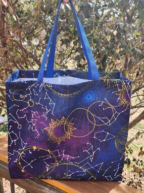 Handmade Reusable Grocery Tote Bag